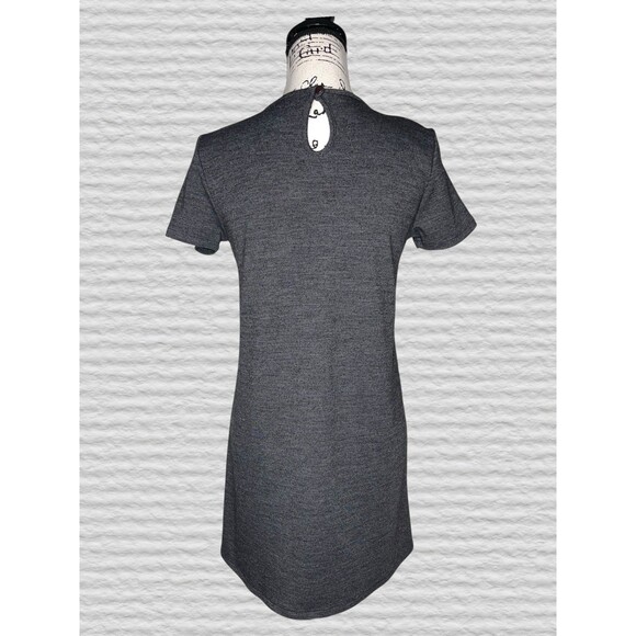 Banana Republic Wool Blend Shift Dress Womens Medium Gray Sleeveless Minimalist - Picture 3 of 7
